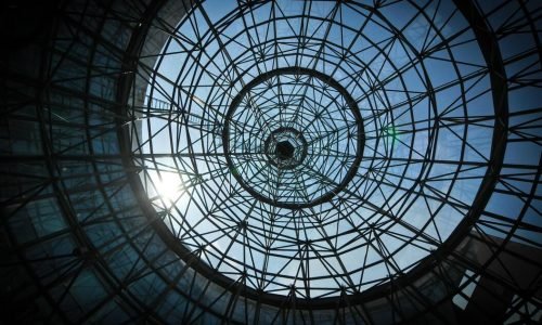a-circular-glass-dome-free-photo