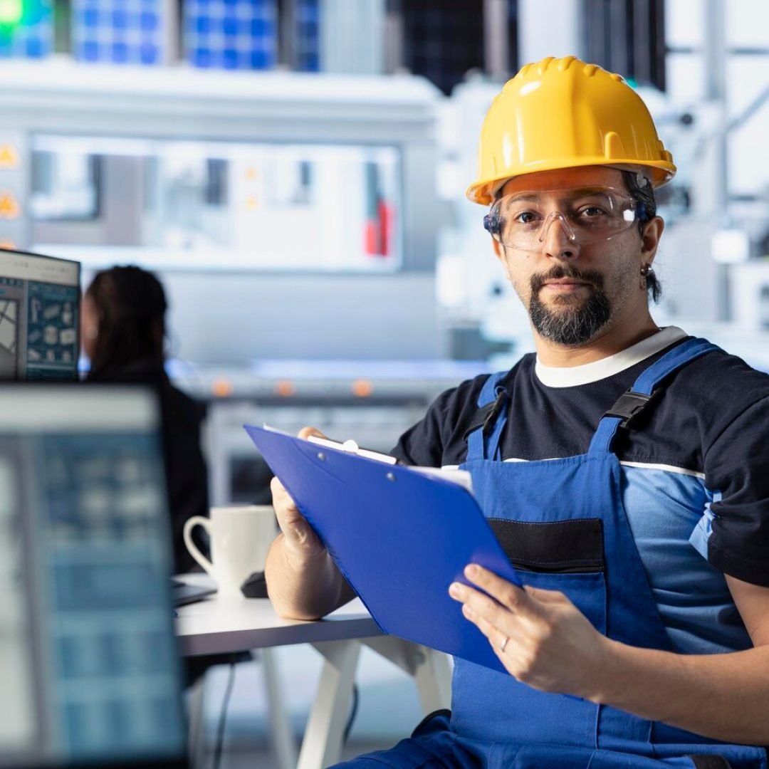 portrait-engineer-photovoltaics-factory-reviewing-paperwork_482257-120432